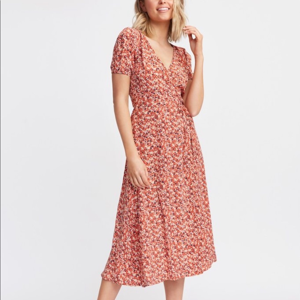 Kookai Midi Wrap Dress